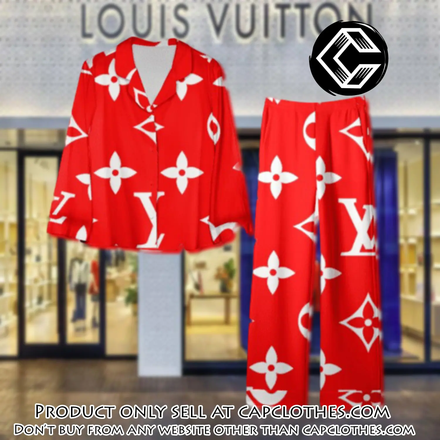 Trending luxury lv satin pajama set pjs1094 cc1727534